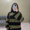 Sweater Rayado Manga Oxford