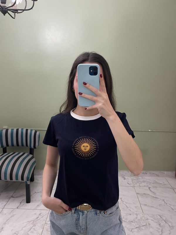 Remera Combinada Sol Arg