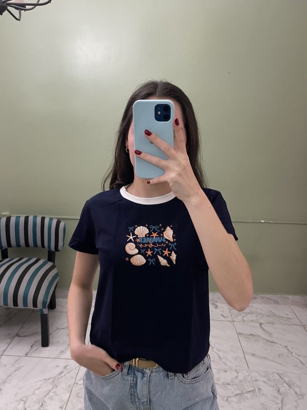 Remera Combinada Summer Vibes