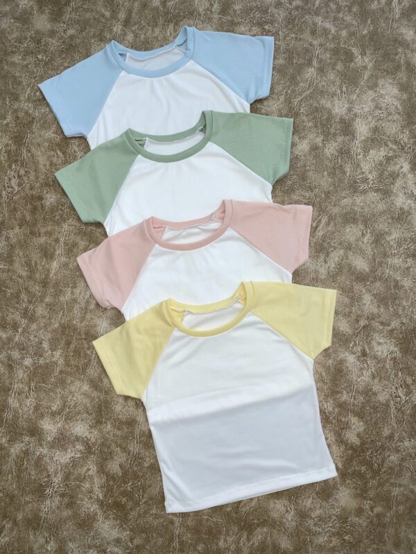 Remera Combinada Basica