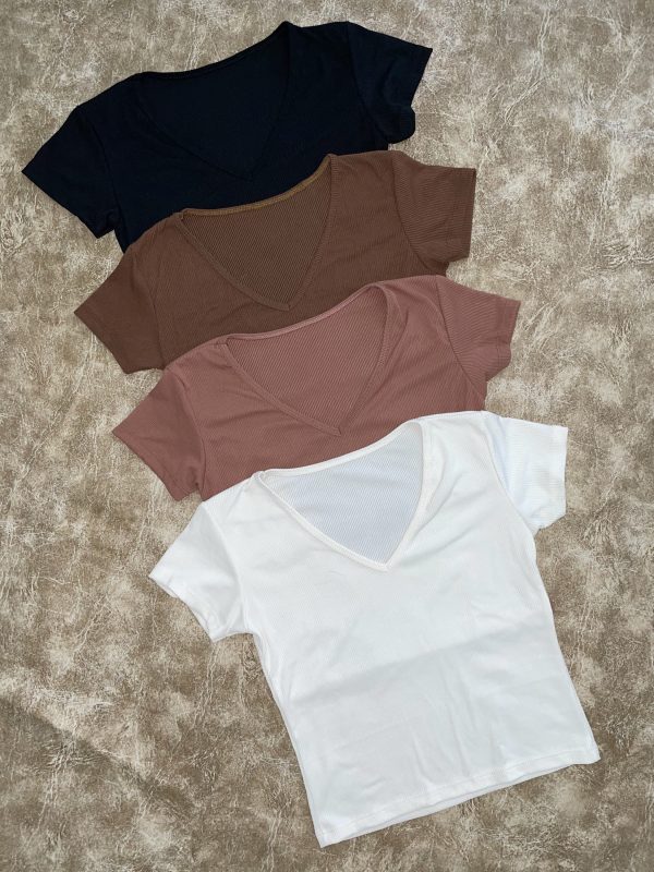 Remera Escote V