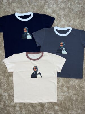 Remera Combinada GirlCat
