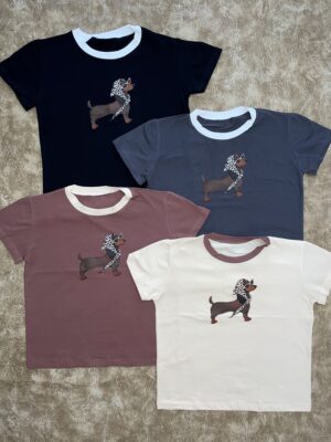 Remera Combinada SalchiDog