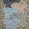Remera Rayada Escote V