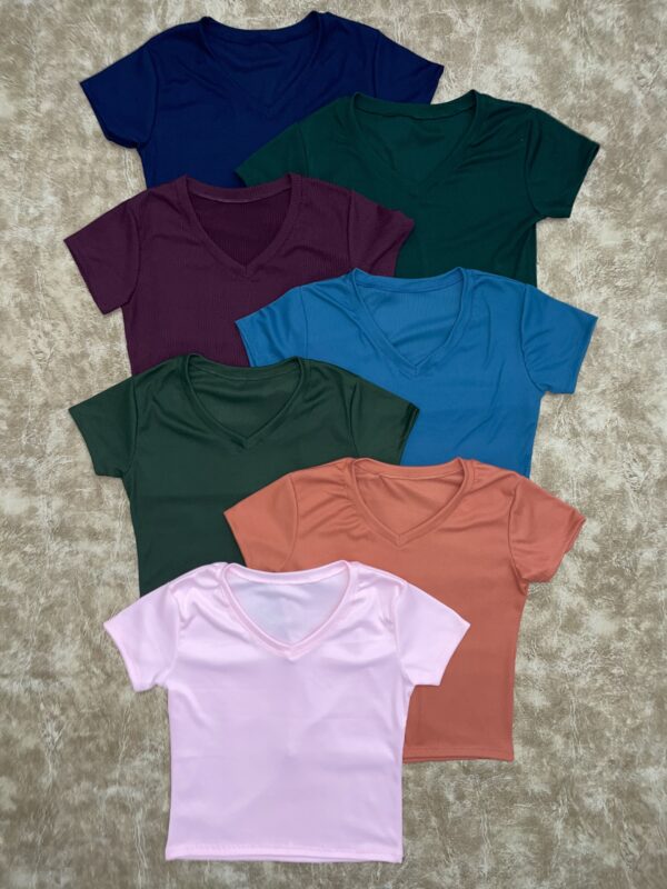 Remera Lisa Escote V