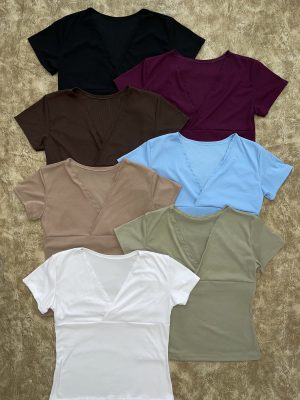 Remeras Largas Escote V T.3/4