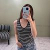 Musculosa Rayada en V